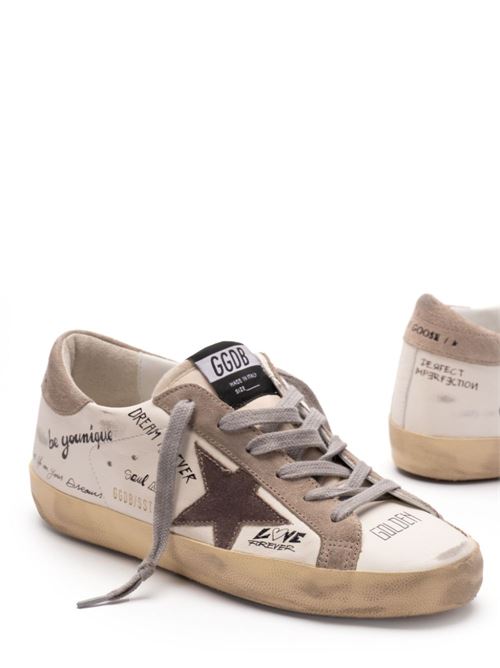 White/taupe sneaker Golden Goose | GWF00101F00623111940